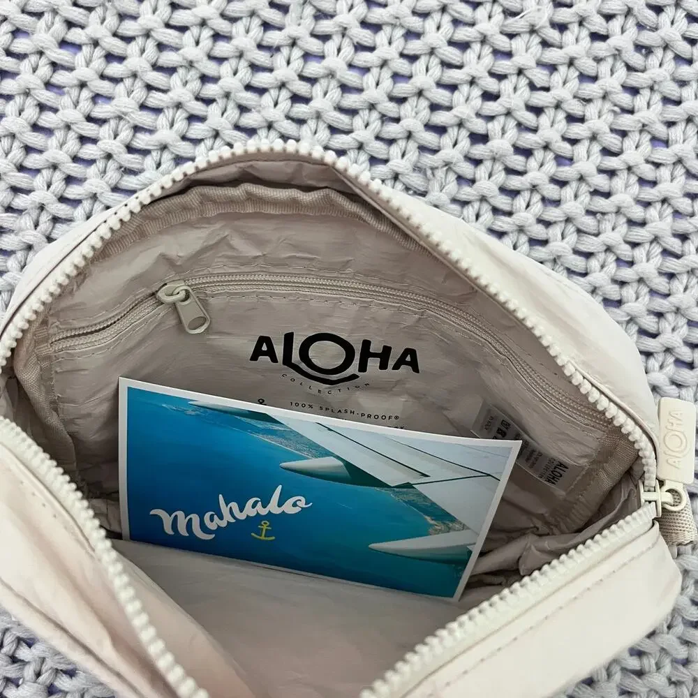 Aloha Collection• LE TOUR OLA Cross Body Bag Purse Black On Sandstone - Picture 11 of 12